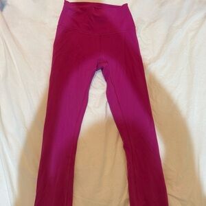 Lululemon Wunder Train Pink Leggings